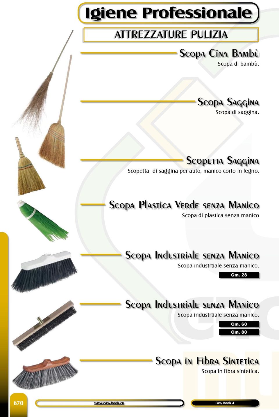 Scopa Plastica Verde senza Manico Scopa di plastica senza manico Scopa Industriale senza Manico Scopa