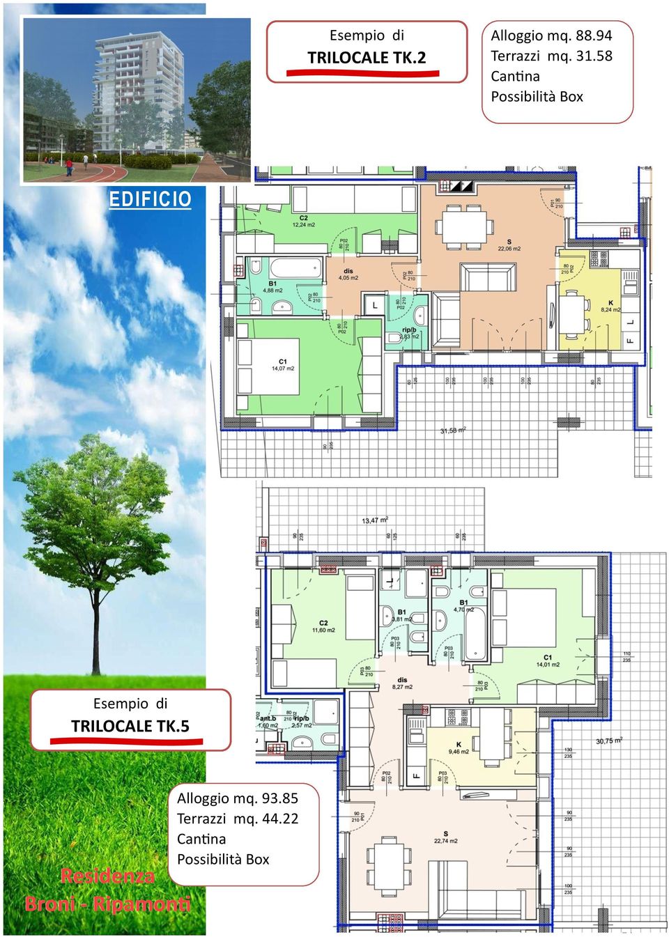 58 Cantina Possibilità Box EDIFICIO Esempio di