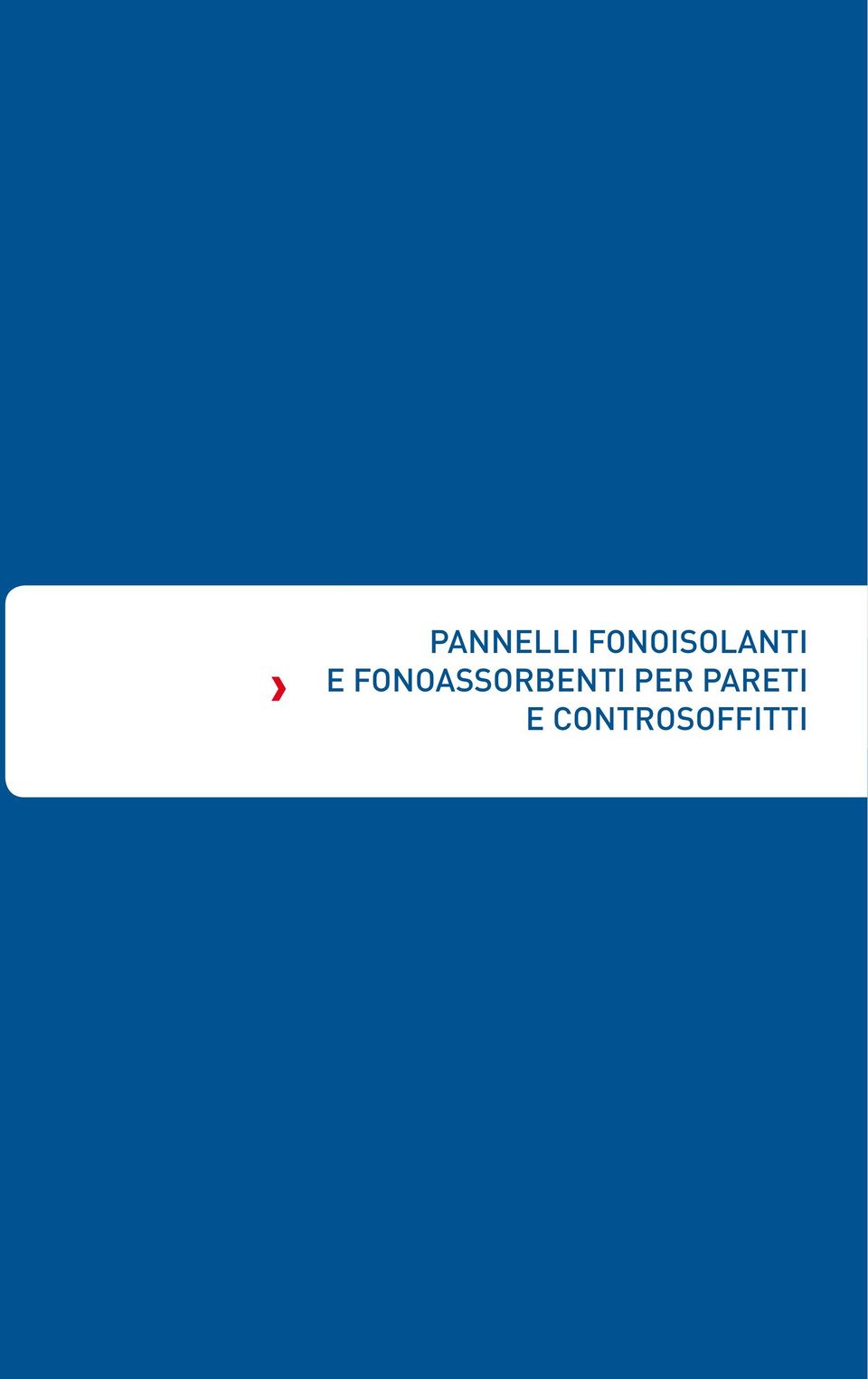 FONOASSORBENTI