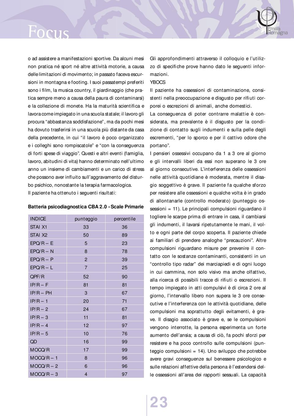 Ha la maturità scientifica e lavora come impiegato in una scuola statale; il lavoro gli procura abbastanza soddisfazione, ma da pochi mesi ha dovuto trasferirsi in una scuola più distante da casa