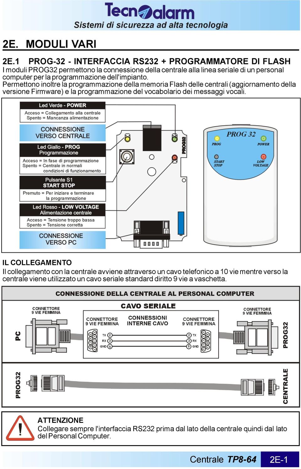 programmazione dell'impianto.