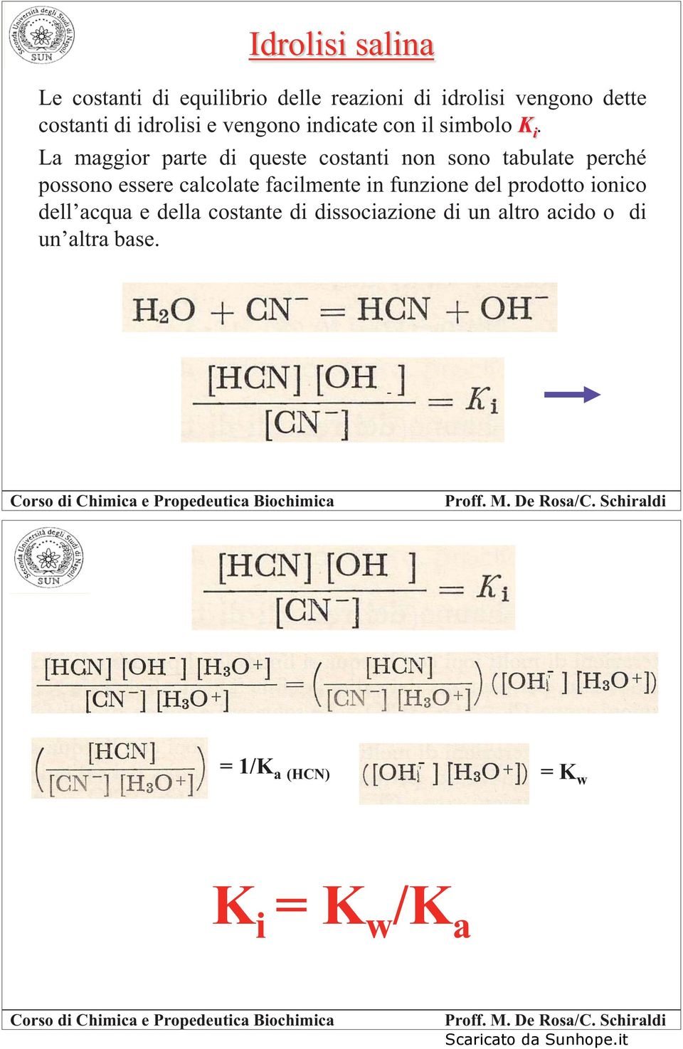 La maggior parte di queste costanti non sono tabulate perché possono essere calcolate facilmente in