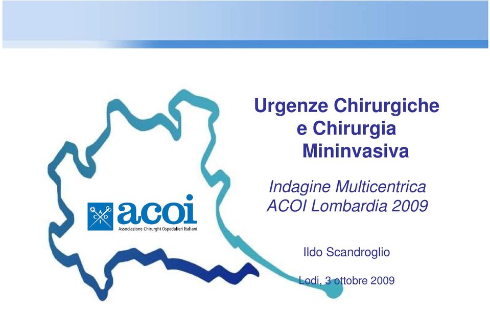 Indagine Multicentrica ACOI