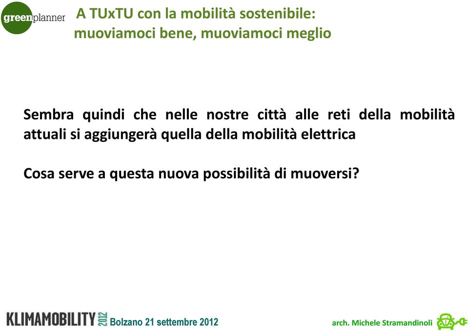 quella della mobilità elettrica Cosa