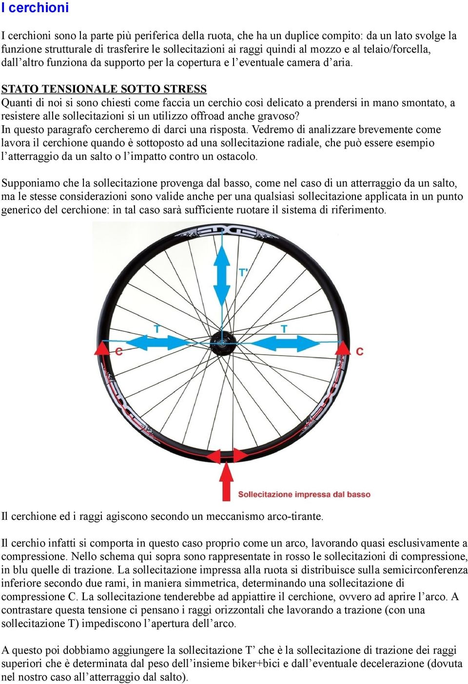 STATO TENSIONALE SOTTO STRESS Quanti di noi si sono chiesti come faccia un cerchio così delicato a prendersi in mano smontato, a resistere alle sollecitazioni si un utilizzo offroad anche gravoso?