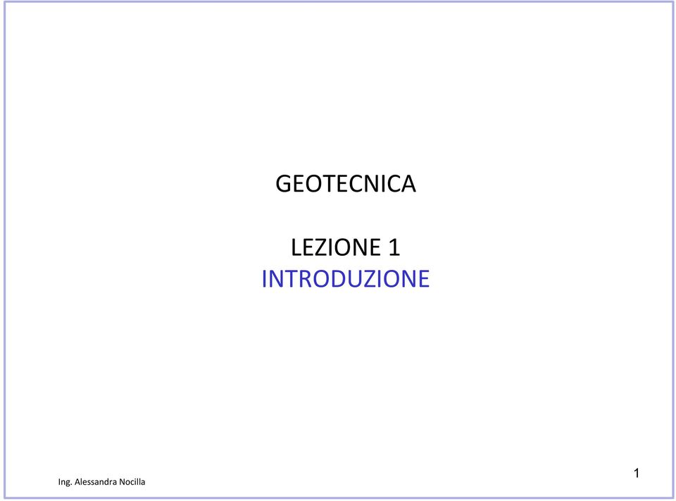 INTRODUZIONE