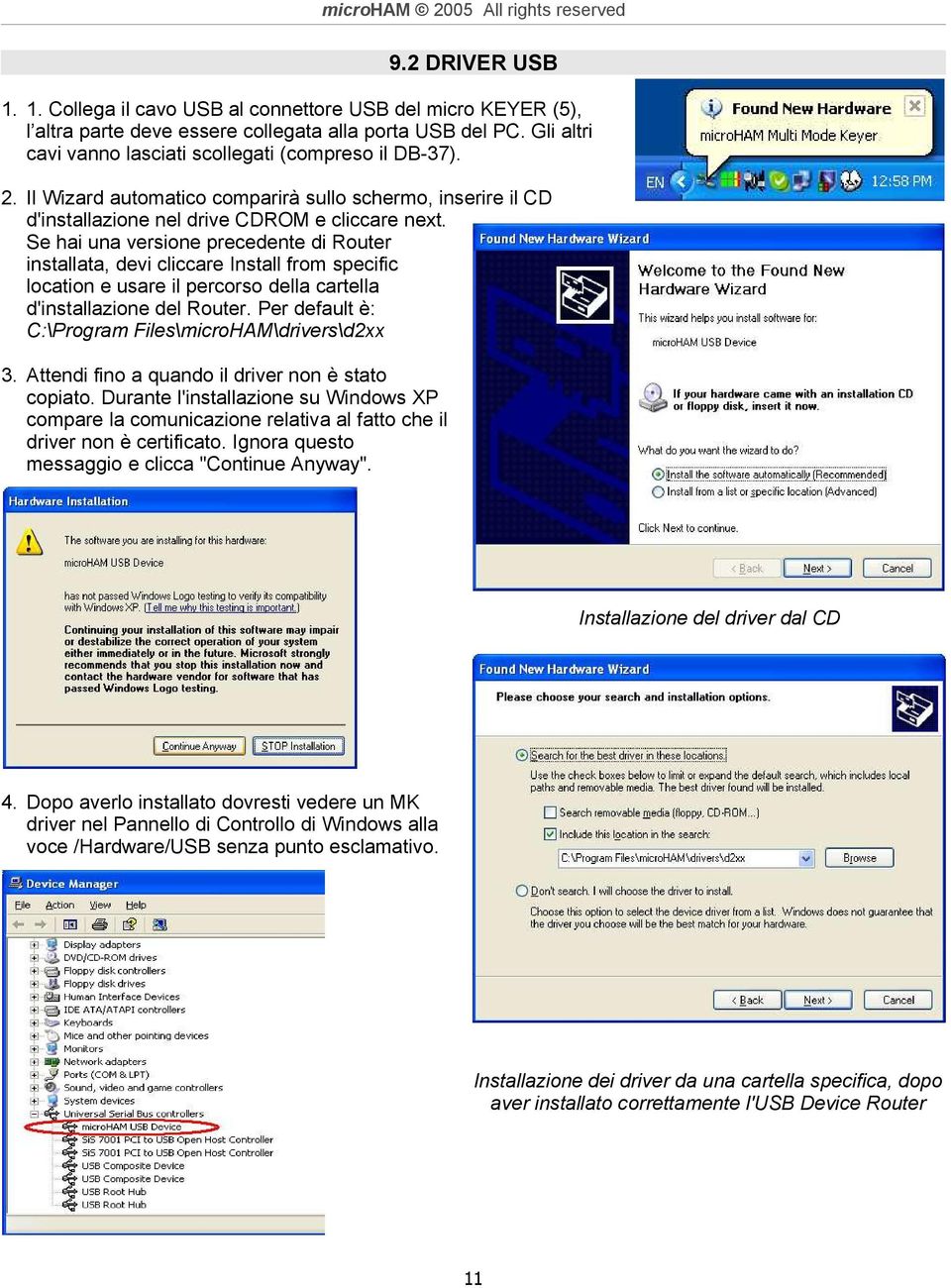 Se hai una versione precedente di Router installata, devi cliccare Install from specific location e usare il percorso della cartella d'installazione del Router.