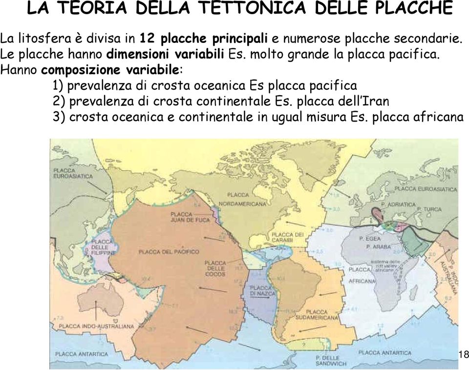 Hanno composizione variabile: 1) prevalenza di crosta oceanica Es placca pacifica 2) prevalenza di