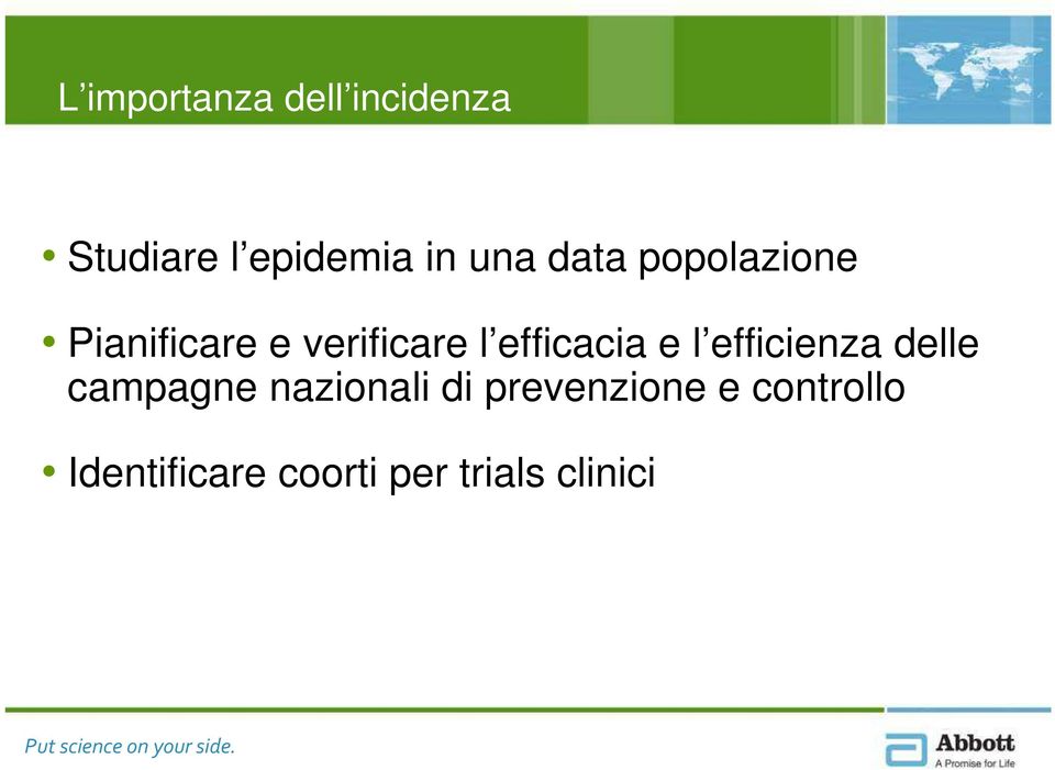 efficacia e l efficienza delle campagne nazionali di