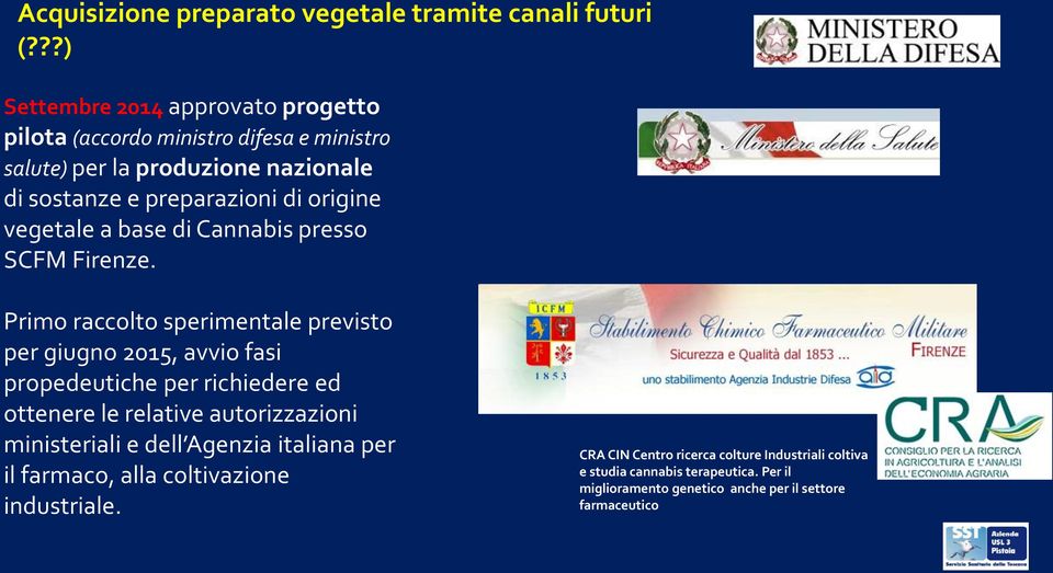 vegetale a base di Cannabis presso SCFM Firenze.