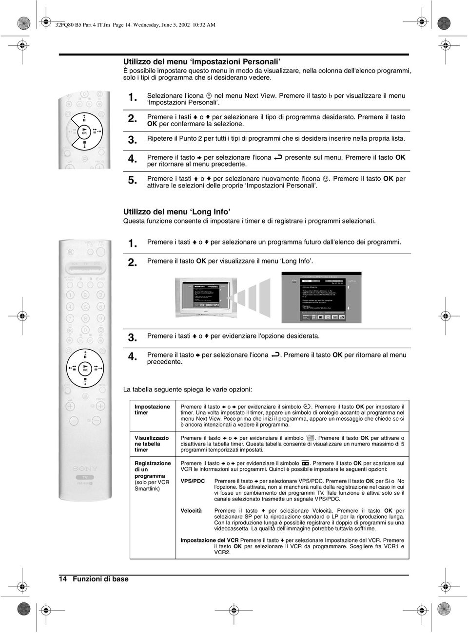 Utilizzare i tasti seguenti sul telecomando per gestire il sistema di menu del televisore. Premere il tasto MENU per visualizzare il menu principale.