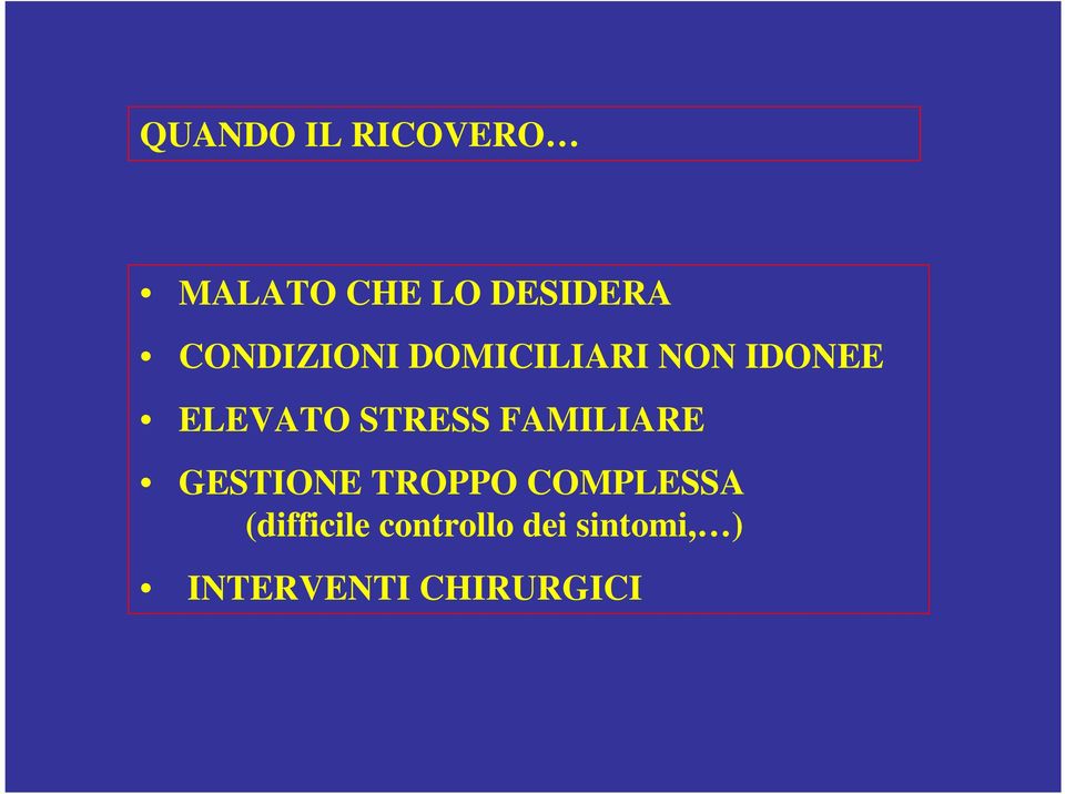 STRESS FAMILIARE GESTIONE TROPPO COMPLESSA