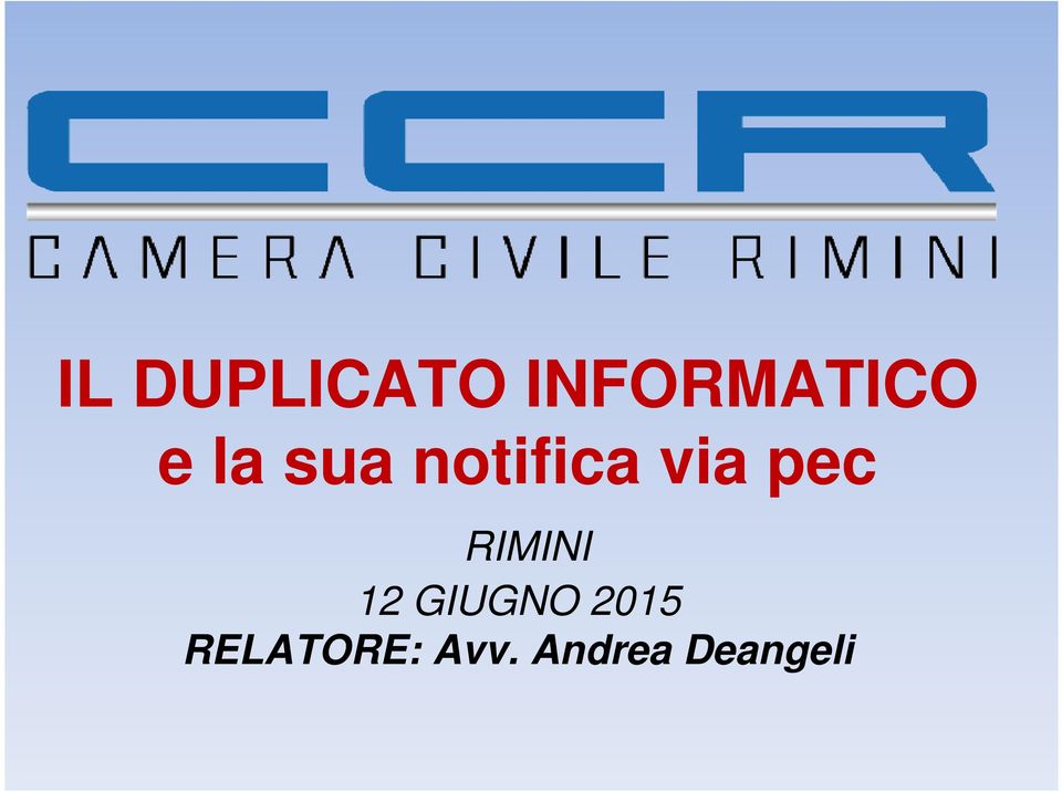 RIMINI 12 GIUGNO 2015