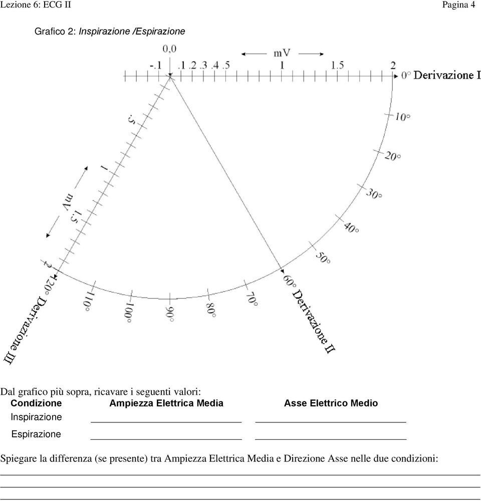 Asse Elettrico Medio Inspirazione Espirazione Spiegare la differenza (se