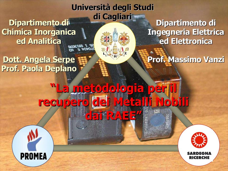ed Elettronica Dott. Angela Serpe Prof. Paola Deplano Prof.