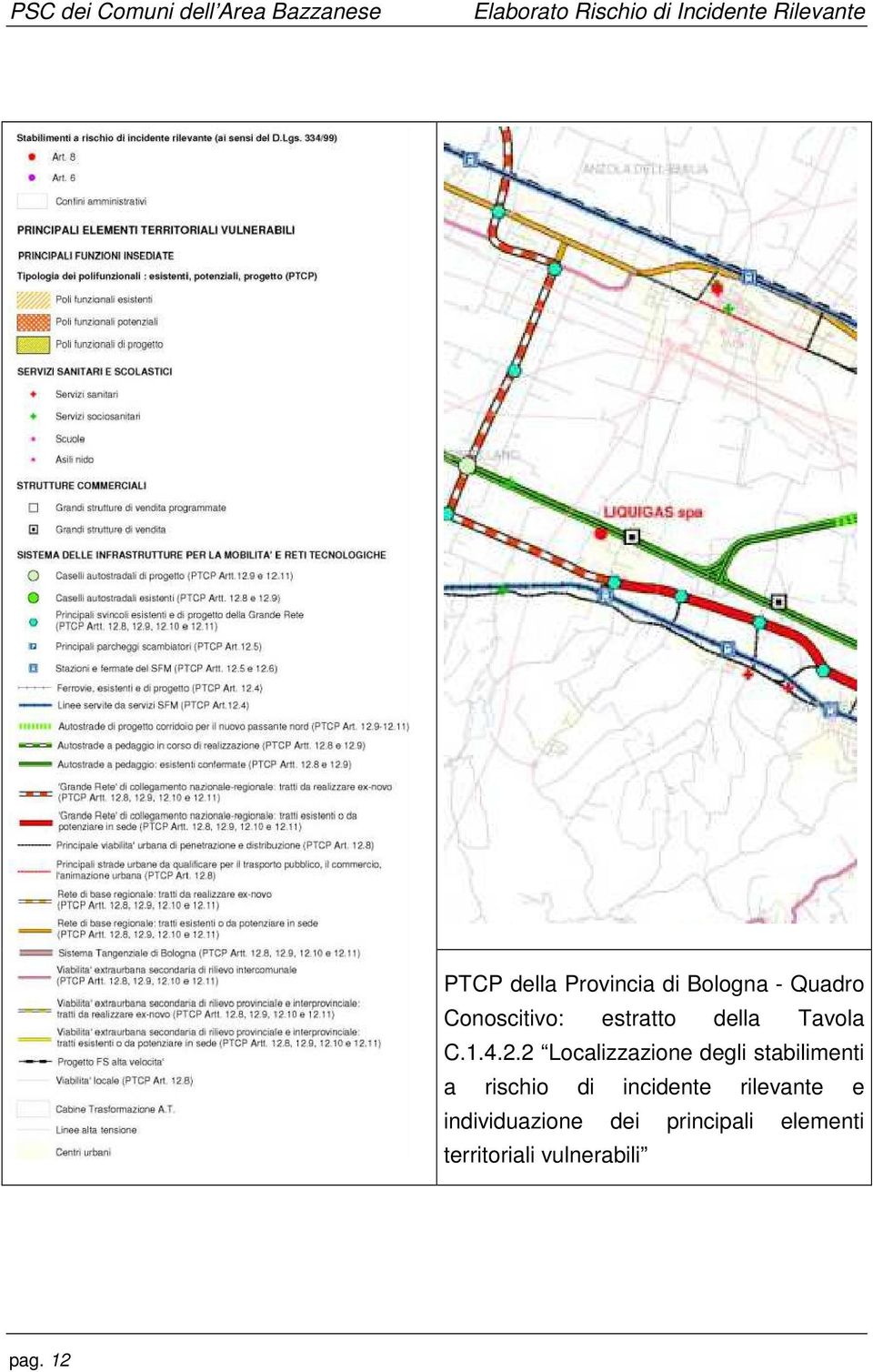 2 Localizzazione degli stabilimenti a rischio di