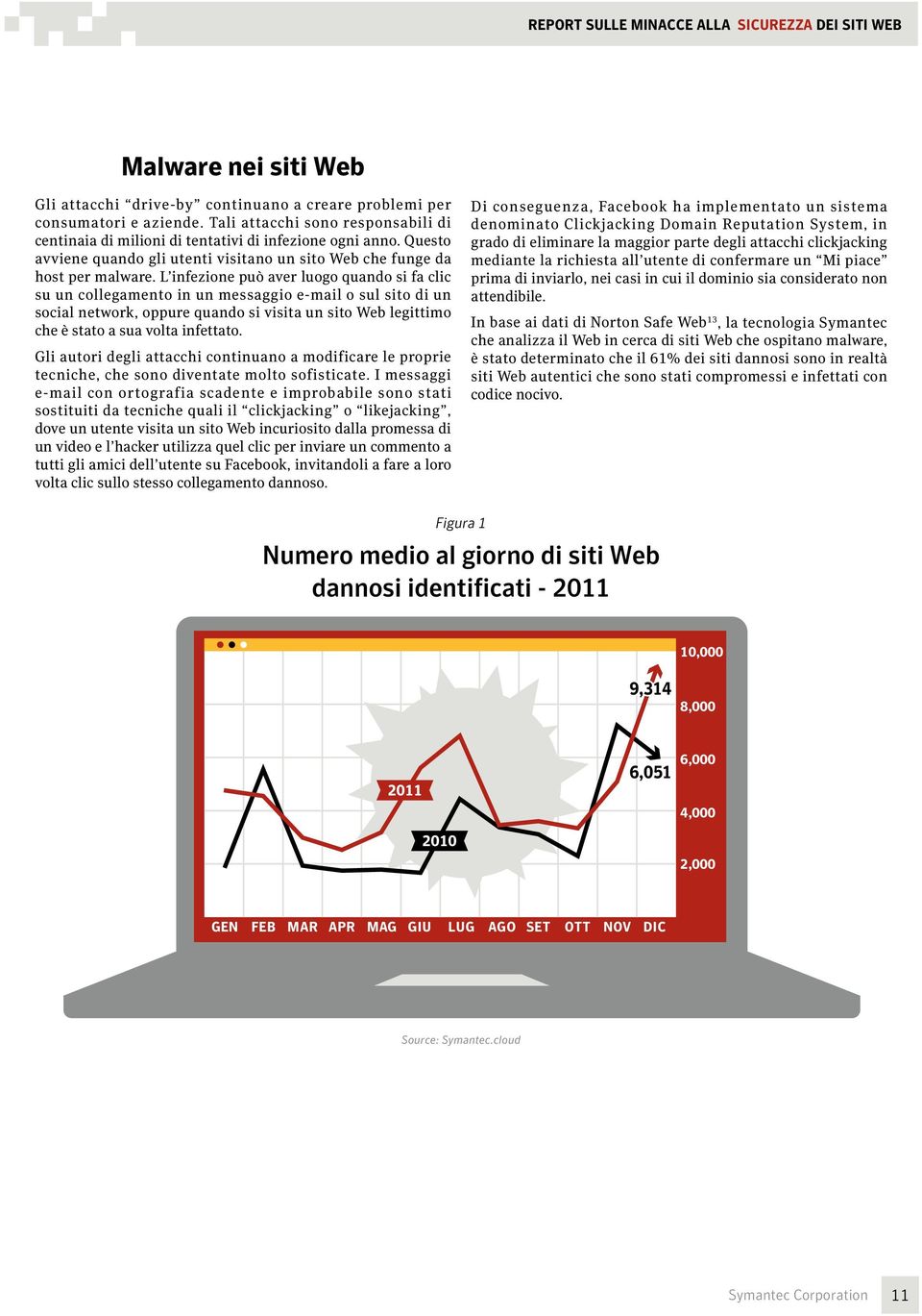 L infezione può aver luogo quando si fa clic su un collegamento in un messaggio e-mail o sul sito di un social network, oppure quando si visita un sito Web legittimo che è stato a sua volta infettato.