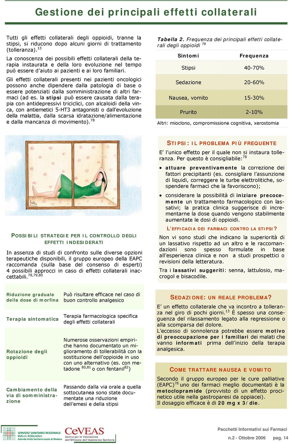 Gli effetti collaterali presenti nei pazienti oncologici possono anche dipendere dalla patologia di base o essere potenziati dalla somministrazione di altri farmaci (ad es.