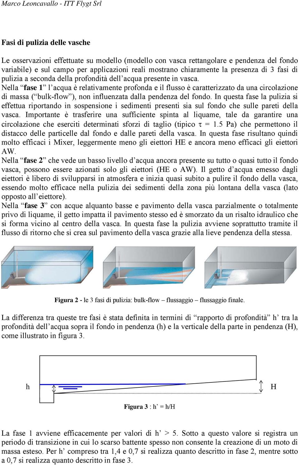 Nella fase 1 l acqua è relativamente profonda e il flusso è caratterizzato da una circolazione di massa ( bulk-flow ), non influenzata dalla pendenza del fondo.