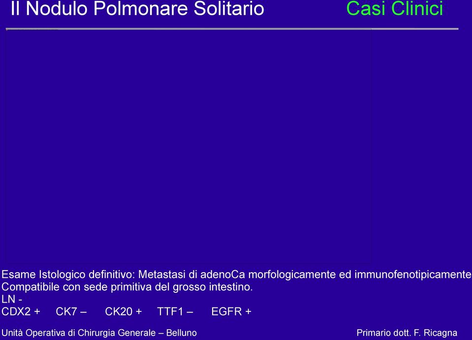 immunofenotipicamente Compatibile con sede