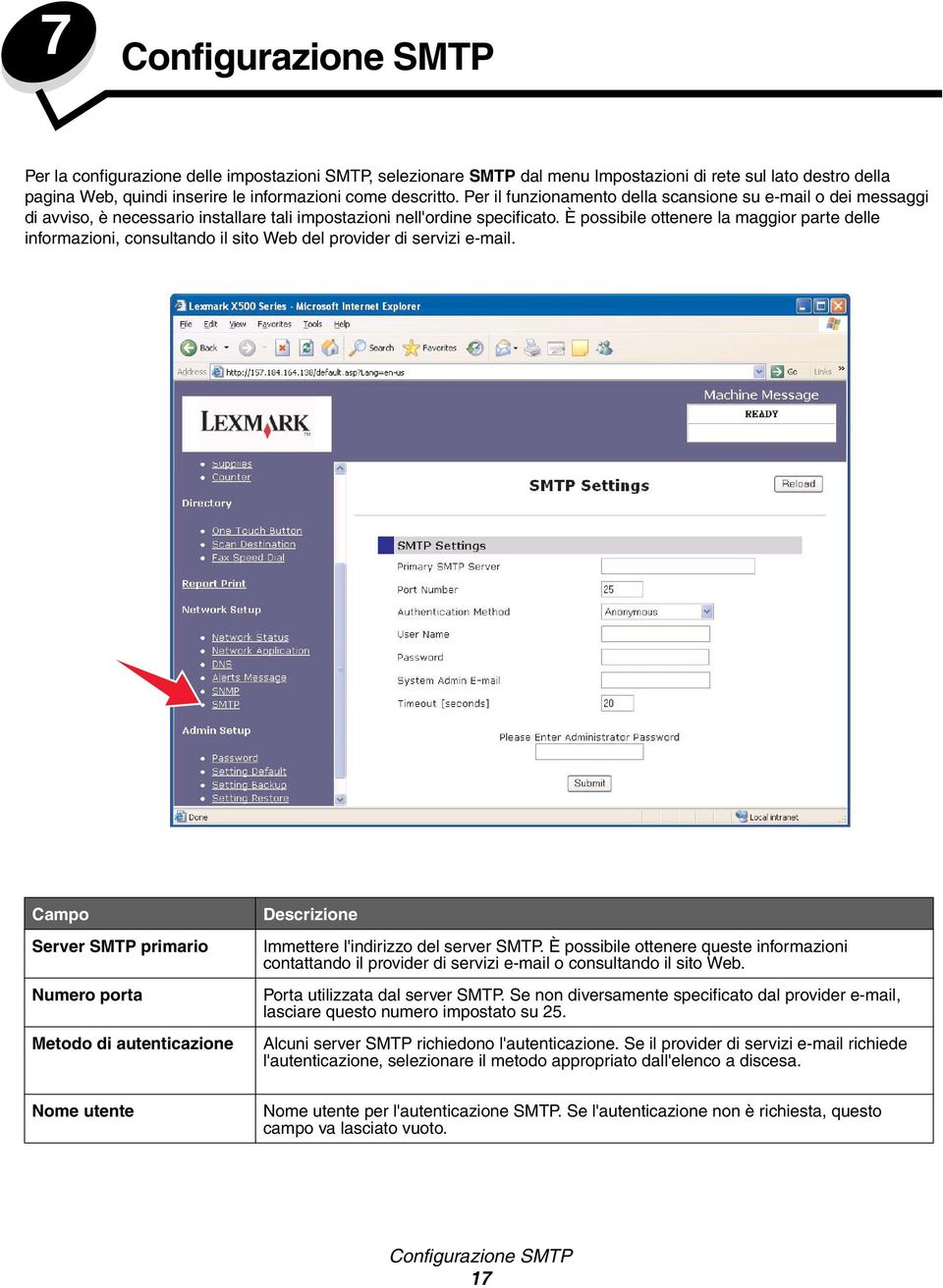 È possibile ottenere la maggior parte delle informazioni, consultando il sito Web del provider di servizi e-mail.