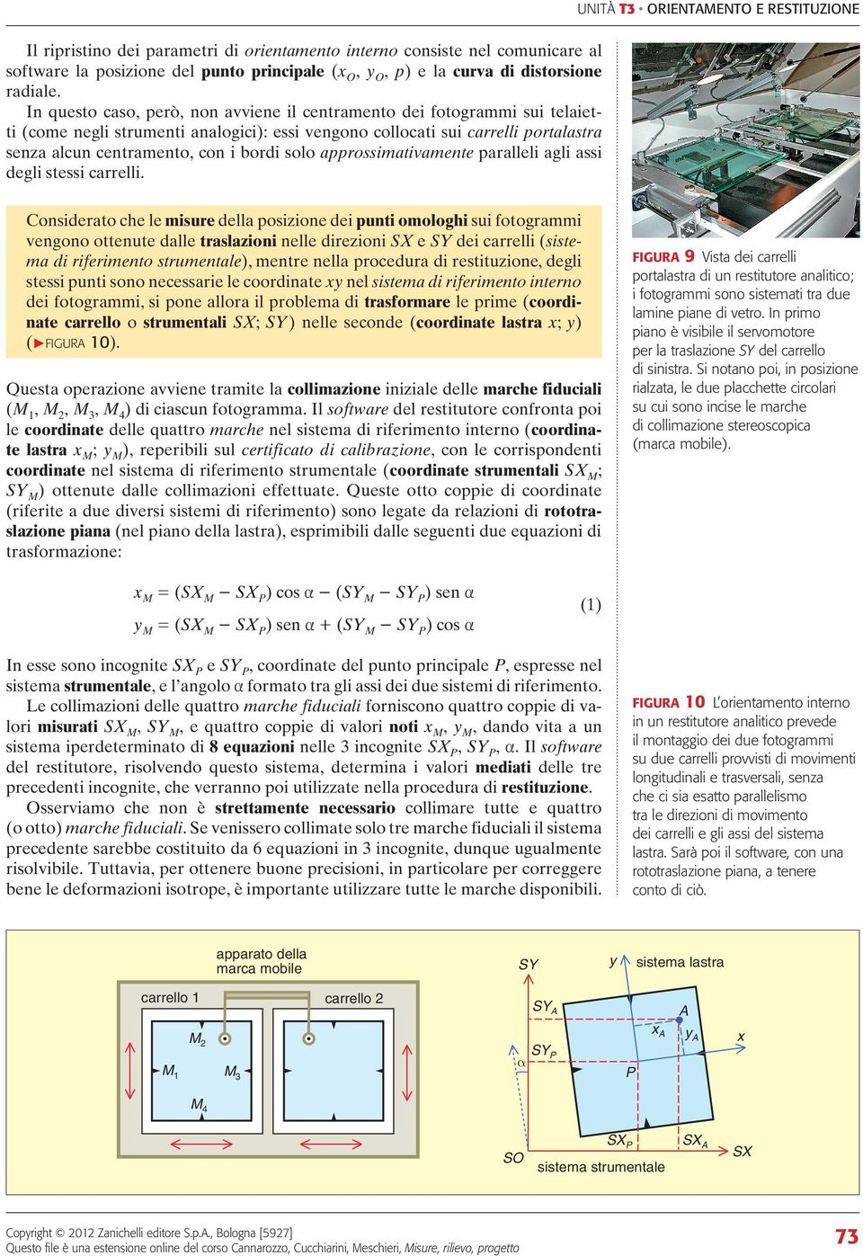 In questo caso, però, non avviene il centramento dei fotogrammi sui telaietti (come negli strumenti analogici): essi vengono collocati sui carrelli portalastra senza alcun centramento, con i bordi