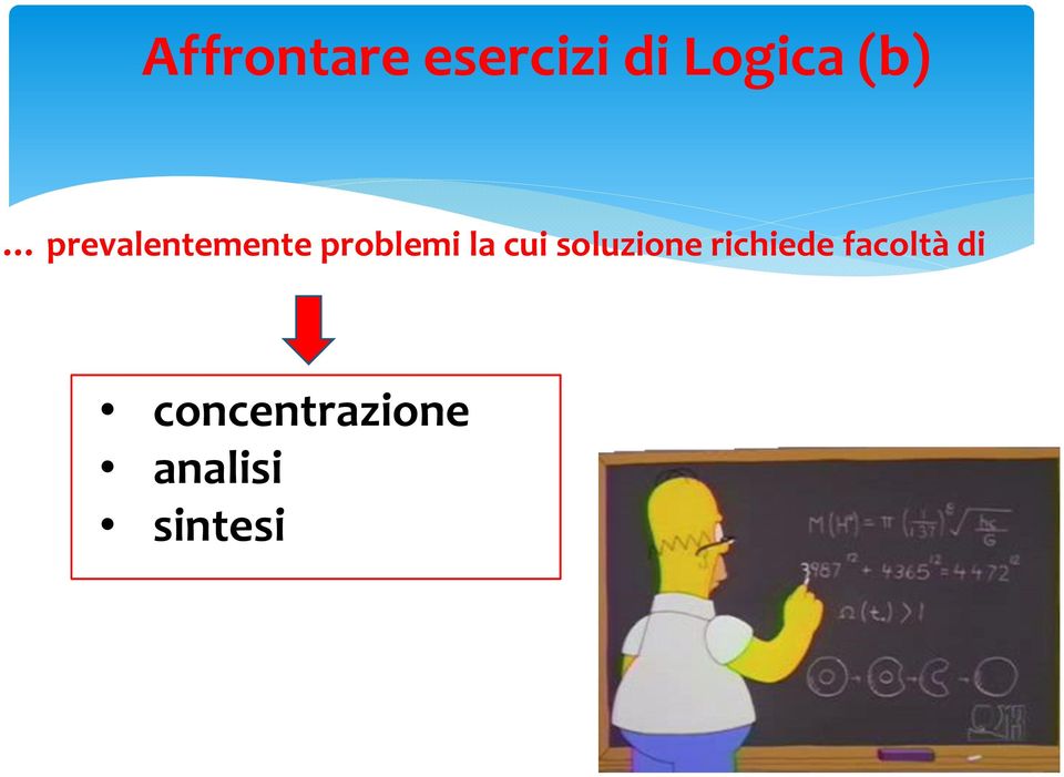 cui soluzione richiede facoltà