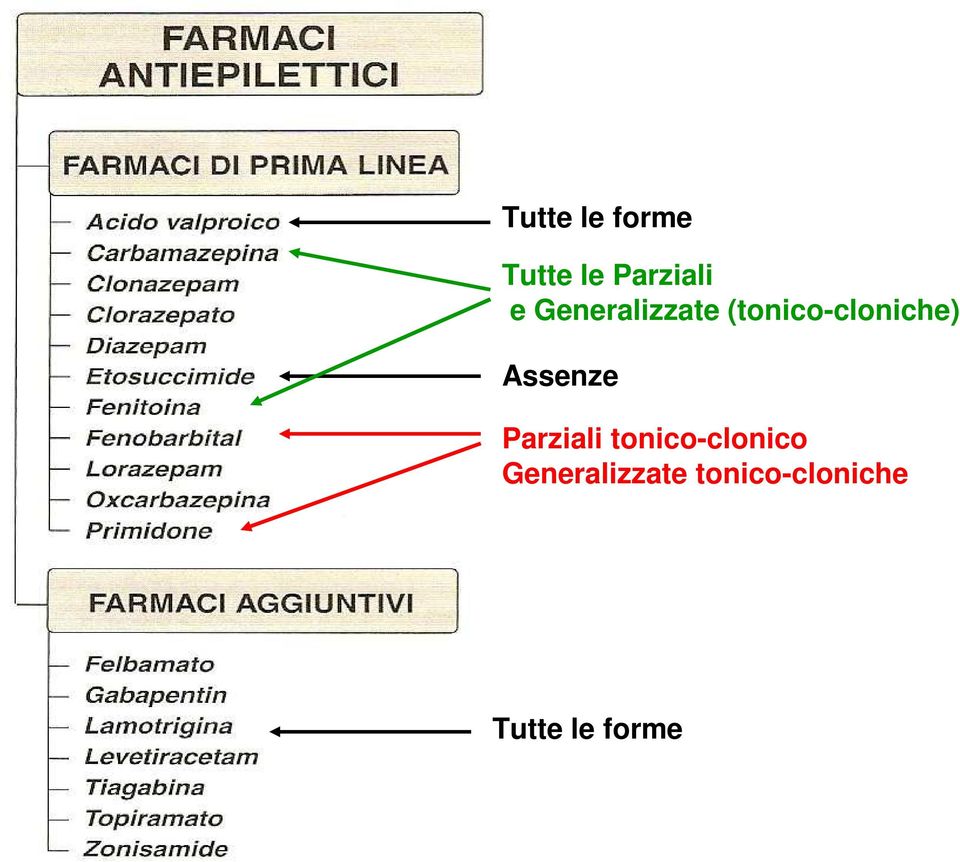 Assenze Parziali tonico-clonico