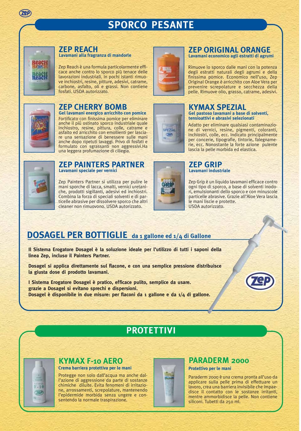 ZEP CHERRY BOMB Gel lavamani energico arricchito con pomice Fortificato con finissima pomice per eliminare anche il più ostinato sporco industriale quale inchiostro, resine, pittura, colle, catrame e