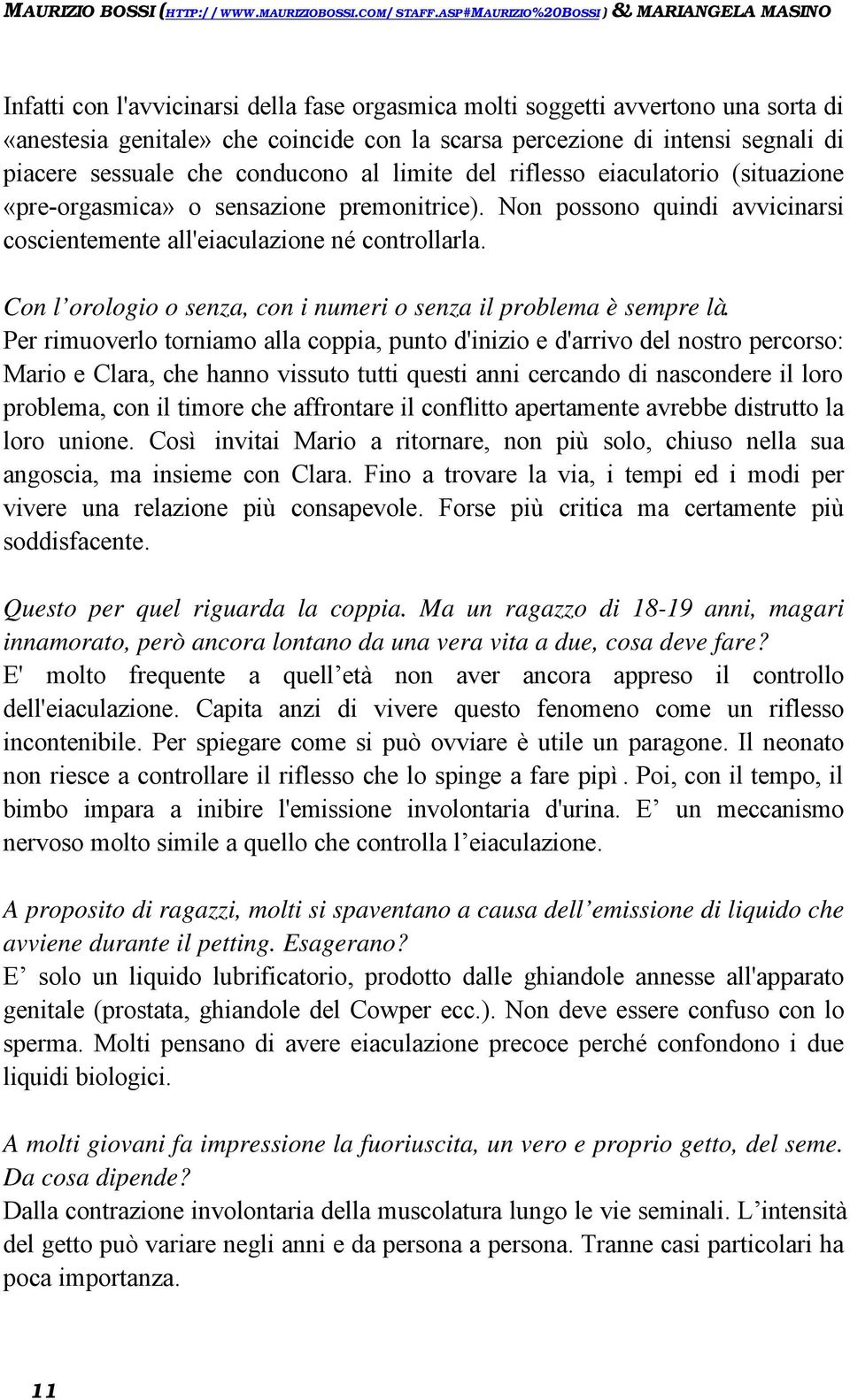 Con l orologio o senza, con i numeri o senza il problema è sempre là.