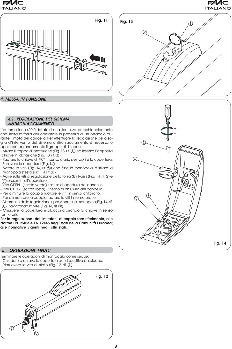 4. MESSA IN FUNZIONE 4.1.