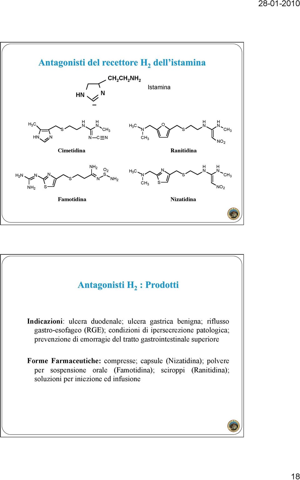 condizioni di ipersecrezione patologica; prevenzione di emorragie del tratto gastrointestinale superiore Forme Farmaceutiche: