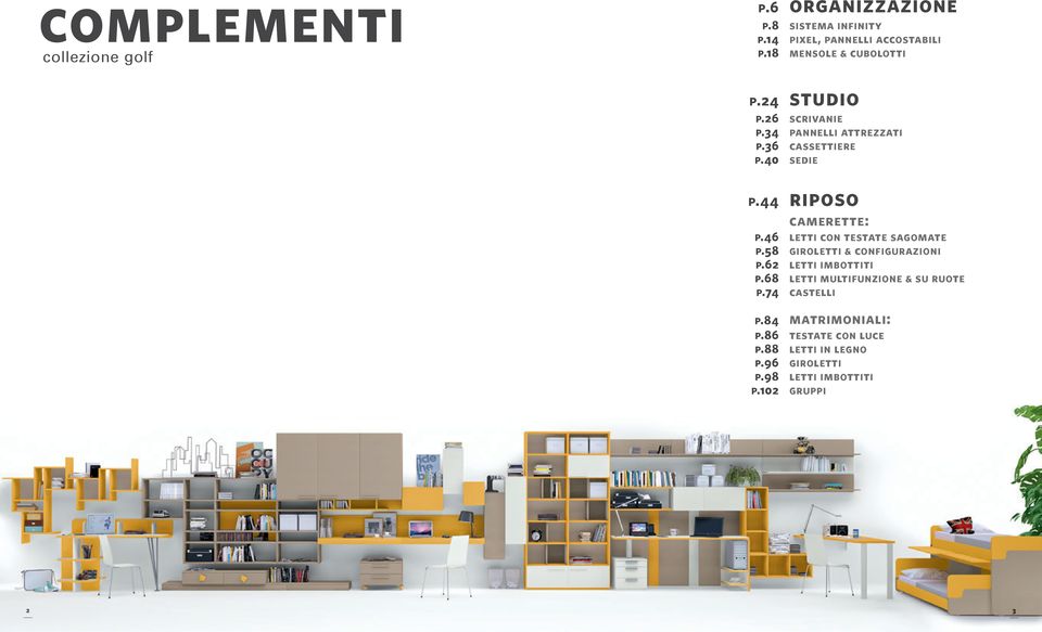 102 organizzazione sistema infinity pixel, pannelli accostabili mensole & cubolotti studio scrivanie pannelli