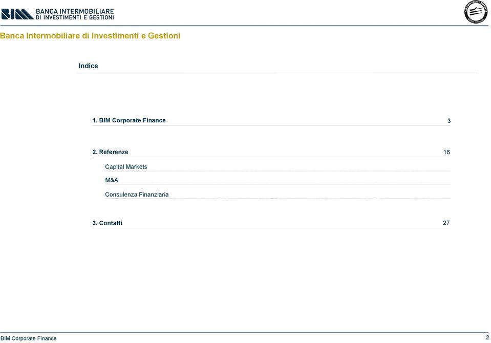 16 Capital Markets M&A