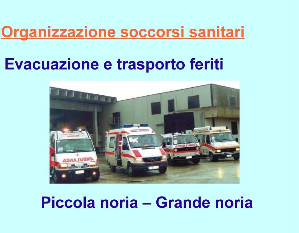 Evacuazione e