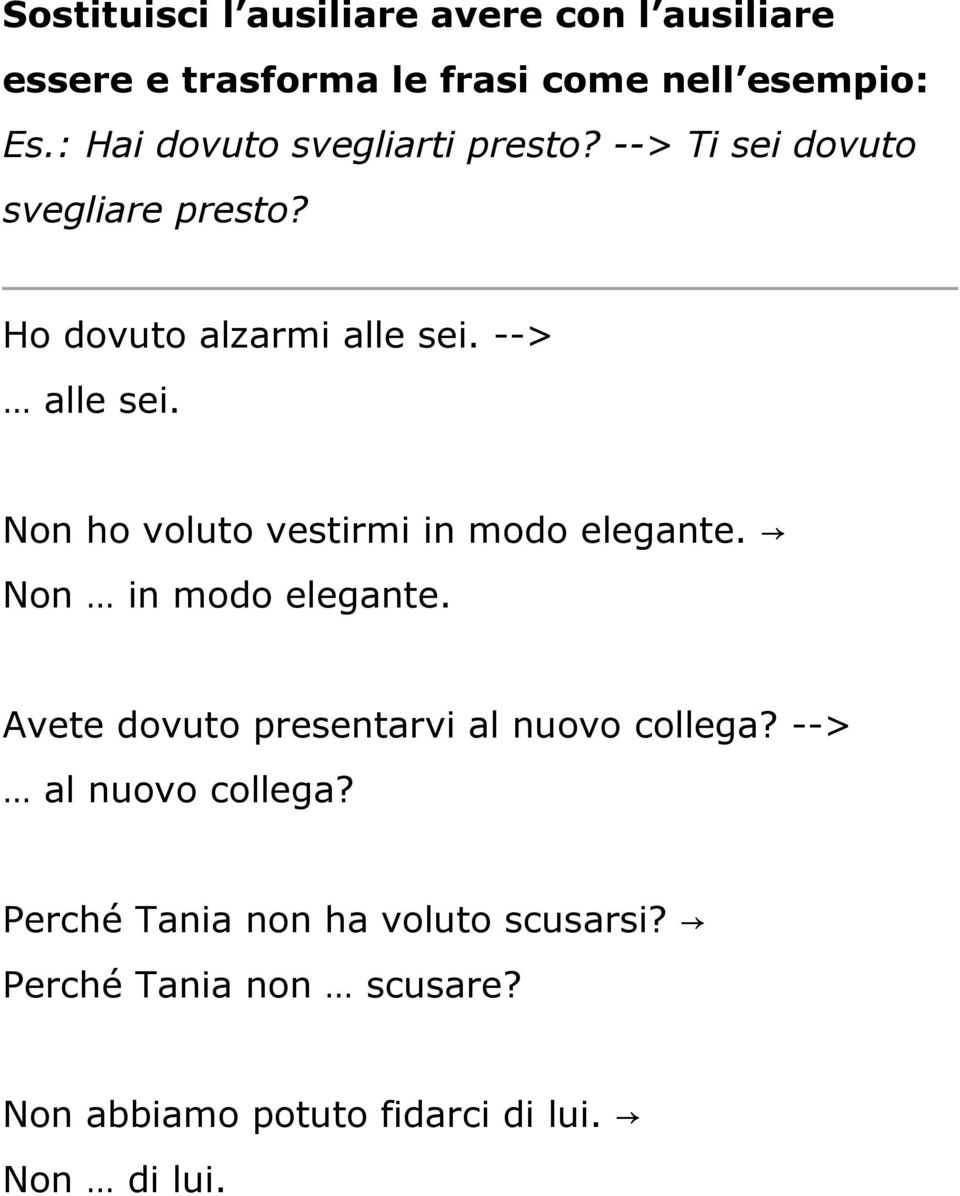 Non ho voluto vestirmi in modo elegante. Non in modo elegante. Avete dovuto presentarvi al nuovo collega?