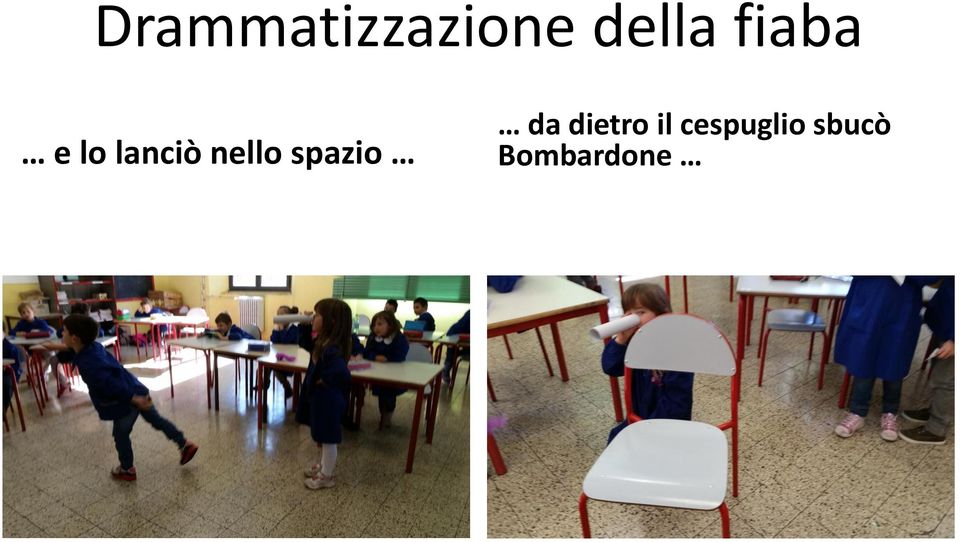 spazio da dietro il