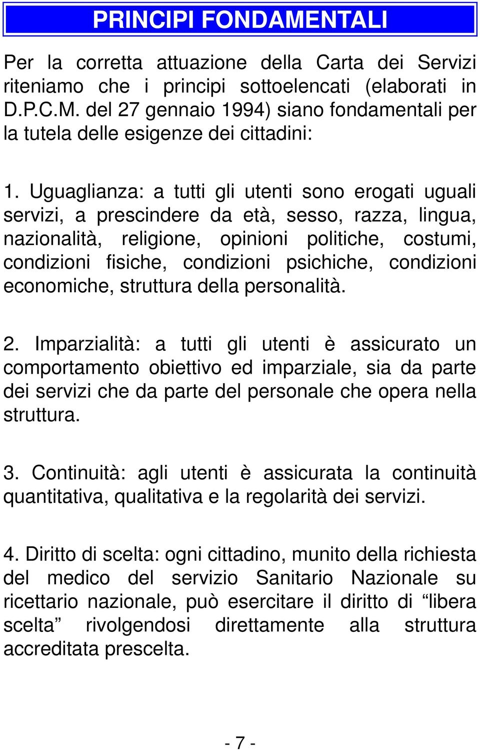 condizioni economiche, struttura della personalità. 2.