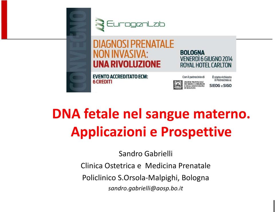 Clinica Ostetrica e Medicina Prenatale