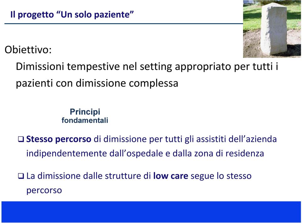 per tutti gli assistiti dell azienda indipendentemente dall ospedale e dalla zona di