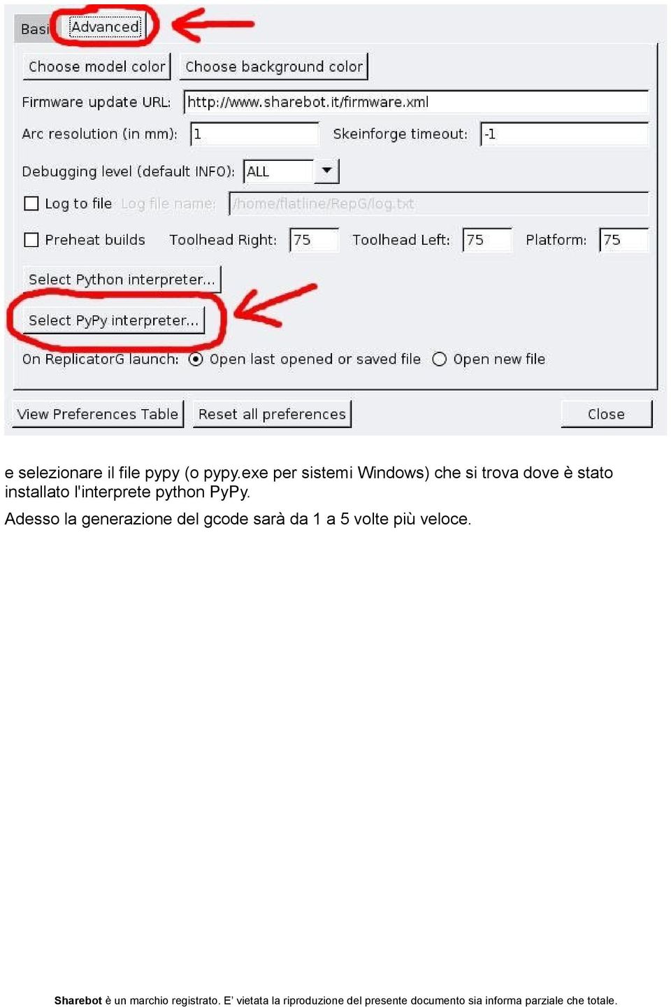 stato installato l'interprete python PyPy.