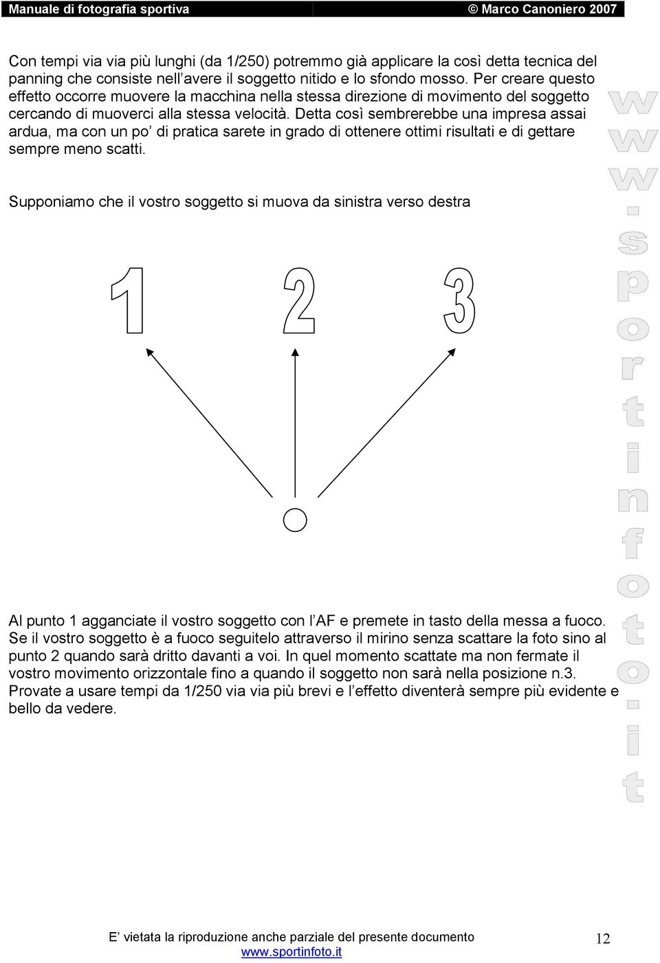 Detta così sembrerebbe una impresa assai ardua, ma con un po di pratica sarete in grado di ottenere ottimi risultati e di gettare sempre meno scatti.