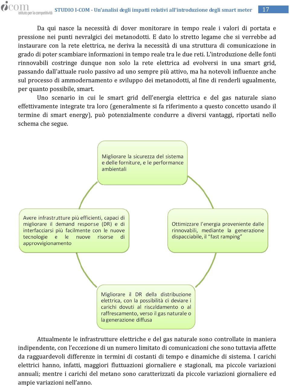 E dato lo stretto legame che si verrebbe ad instaurare con la rete elettrica, ne deriva la necessità di una struttura di comunicazione in grado di poter scambiare informazioni in tempo reale tra le