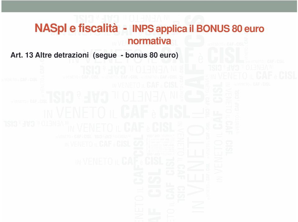 importo superiore a quello della detrazione spettante ai sensi del comma 1, compete un credito rapportato al periodo di lavoro nell'anno, che non concorre alla formazione del reddito, di importo pari