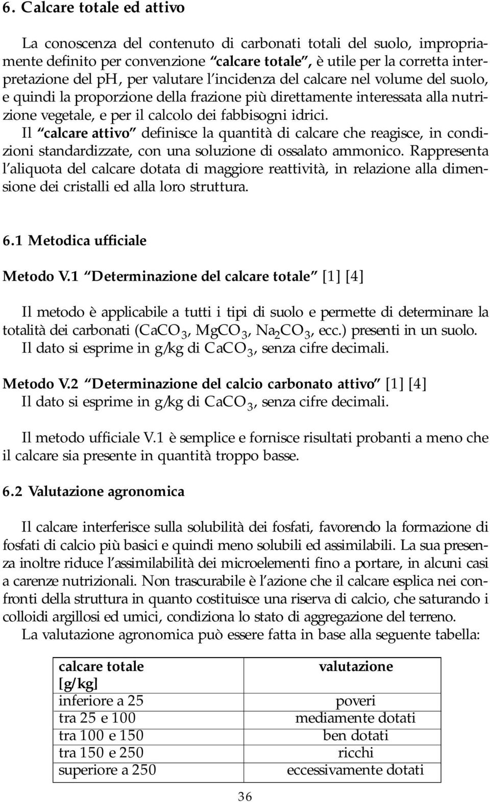 Il calcare attivo definisce la quantità di calcare che reagisce, in condizioni standardizzate, con una soluzione di ossalato ammonico.