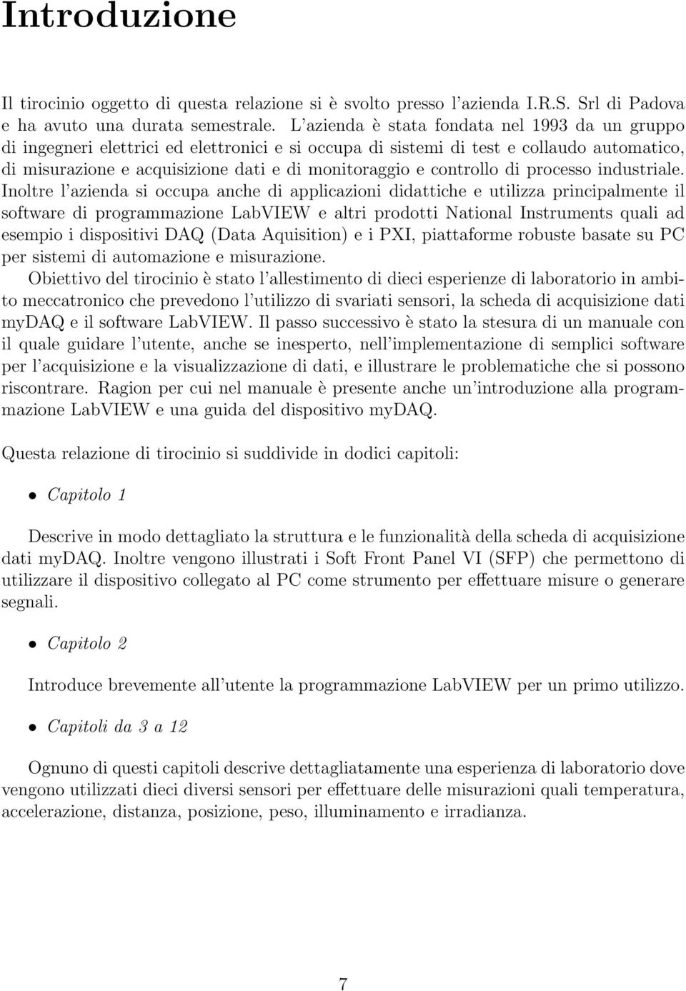 controllo di processo industriale.