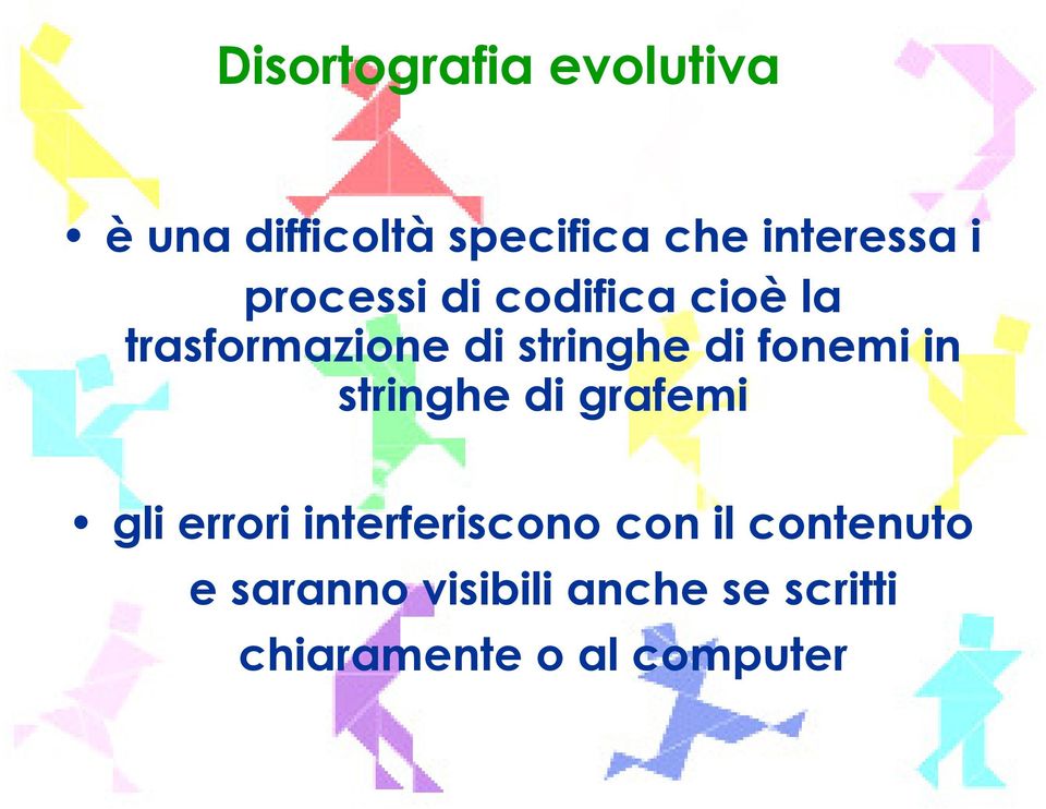 fonemi in stringhe di grafemi gli errori interferiscono con il