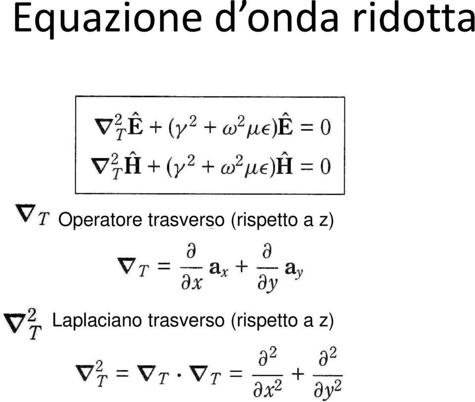 trasverso (rispetto a