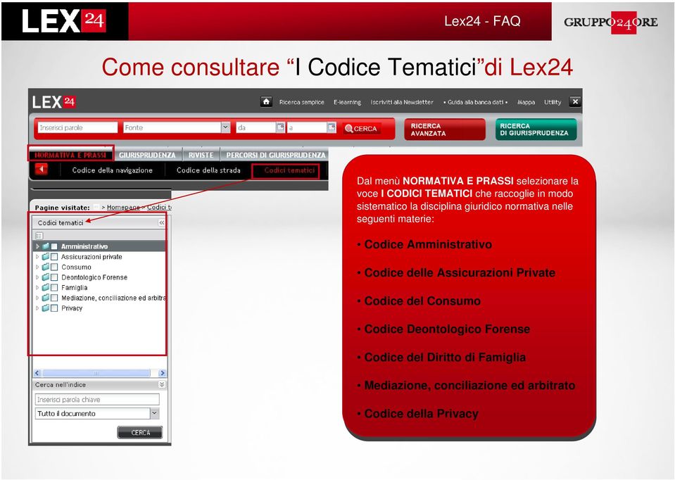 materie: Codice Amministrativo Codice delle Assicurazioni Private Codice del Consumo Codice