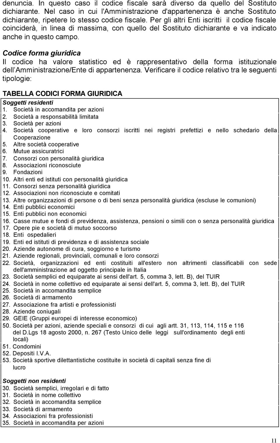 Per gli altri Enti iscritti il codice fiscale coinciderà, in linea di massima, con quello del Sostituto dichiarante e va indicato anche in questo campo.